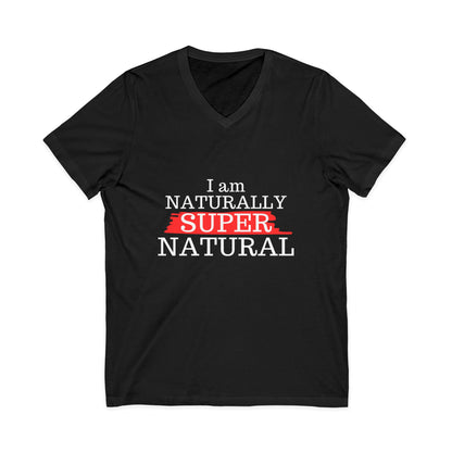 I Am Naturally Supernatural V-Neck Tee